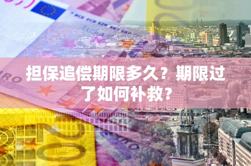济南担保追偿期限多久？期限过了如何补救？
