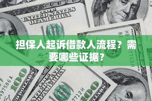济南担保人起诉借款人流程？需要哪些证据？